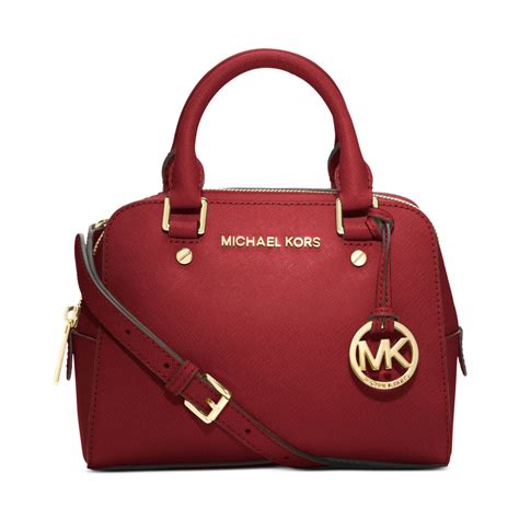 michael kors red leather bag|michael kors outlet clearance bags.